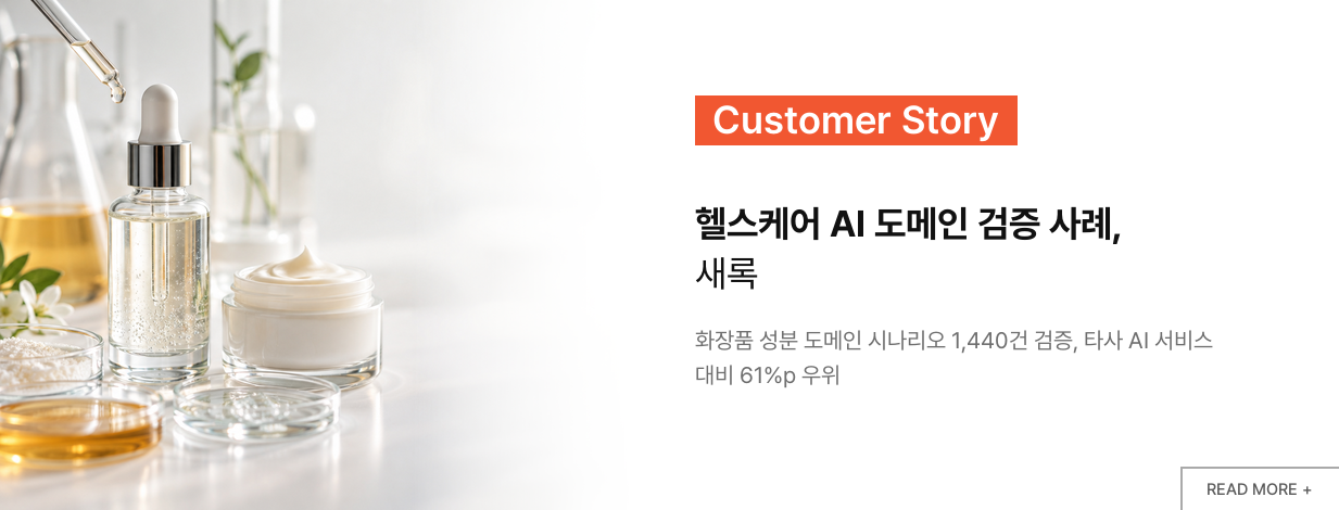 헬스케어 AI 도메인 검증 사례, 새록